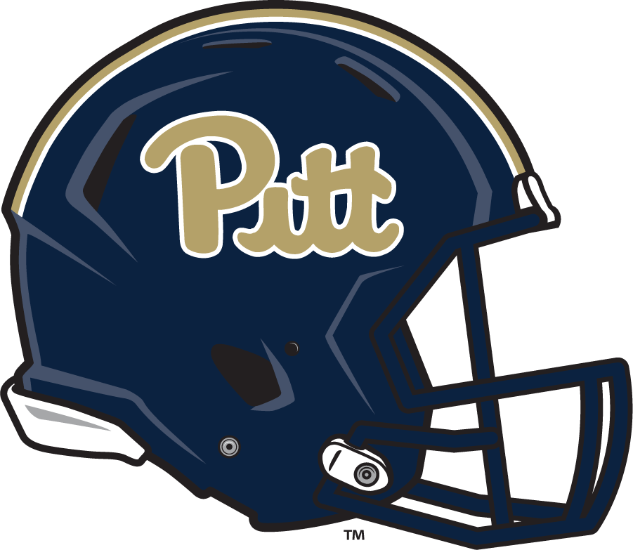 Pittsburgh Panthers 2016-2018 Helmet v2 diy DTF decal sticker